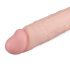 Real Fantasy Glynn - realistisk dildo med pung - 25 cm (natur)