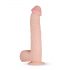 Lexon naturtro dildo med kugler - 33 cm real fantasy