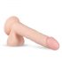 Real Fantasy Lewis - genopladelig realistisk vibrator - 22 cm (natur)