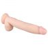 Realistisk Fantasy Dwane - genopladelig 31cm vibrator (natur)