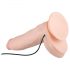 Realistisk Fantasy Dwane - genopladelig 31cm vibrator (natur)