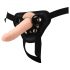 RealStuff Strap-On - slank, justerbar dildo (natur)