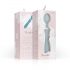 Bloom Orchid Wand - genopladelig massagevibrator (turkis)