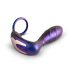 Hueman Black Hole: radio anal vibrator med penisring (lilla)