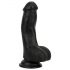 Easytoys - Naturtro sort dildo med kugler - 12 cm