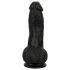 Easytoys - Naturtro sort dildo med kugler - 12 cm