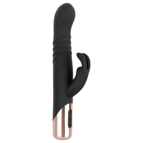 Rosy Gold - klitorisarm skubbe-vibrator (sort)