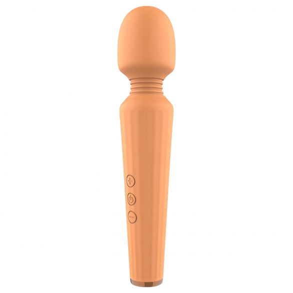 Glam - genopladelig massagevibrator (orange)