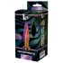 Glamour Glas - Spidset, radio-styret glas anal vibrator (farverig)