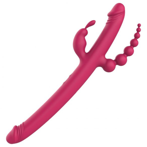 Dreamtoys Anywhere Vibe - genopladelig, 4-armet vibrator (pink)