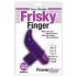 Frisky Finger - vandtæt finger-vibrator (lilla)