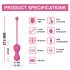 Magic Motion Kegel Master - Smart geishakugler duo (lilla)