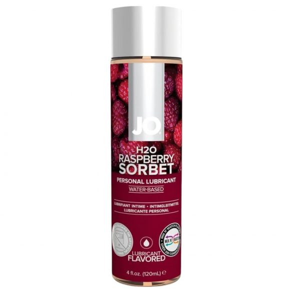 JO H2O Hindbær Sorbet - Vandbaseret Glidecreme (120ml)