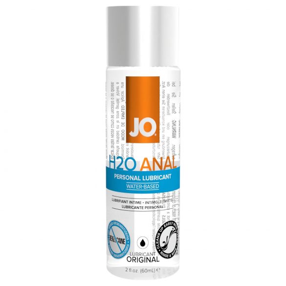 JO H2O Anal Original - Vandbaseret anal glidecreme (60 ml)