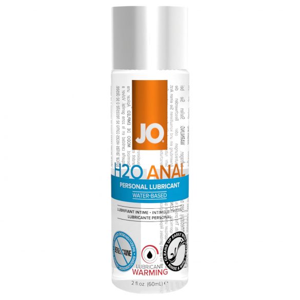 JO H2O Anal Varme - varmeregneden analsmøremiddel (60ml)