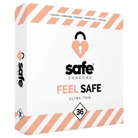 SAFE Feel Safe - tynde kondomer (36 stk)