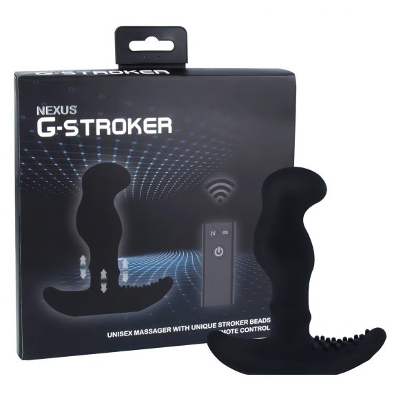 Nexus G-stroker - fjernstyret prostata vibrator (sort)