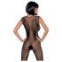 Obsessive N112 - Engleblonde net catsuit - sort (S-L)