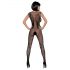 Obsessive N112 - Engleblonde net catsuit - sort (S-L)