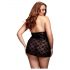 BACI Plus Size - Halterneck, Blonde Babydoll - Sort (XL-XXL)