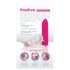 Screaming O Positive - kraftfuld stavvibrator (pink)