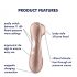 Satisfyer Pro 2 Gen2 - genopladelig klitorisvibrator (brun)