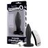 Screaming Plug - genopladelig anal vibrator m/fjernbetjening (sort)