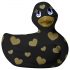 My Duckie Romance 2.0 - klitorisvibrator (sort-guld)