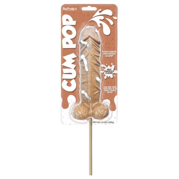 Cum Cock Pop - Stor penis slikkepind (295g) - mælkechokolade