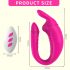 Aixiasia Hera - genopladelig parvibrator med fjernbetjening (pink)