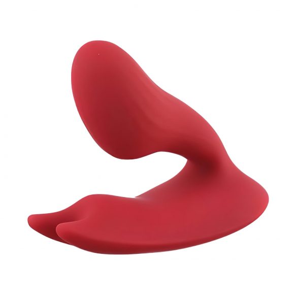 Magic Motion Umi - smart, genopladelig strap-on vibrator (rød)