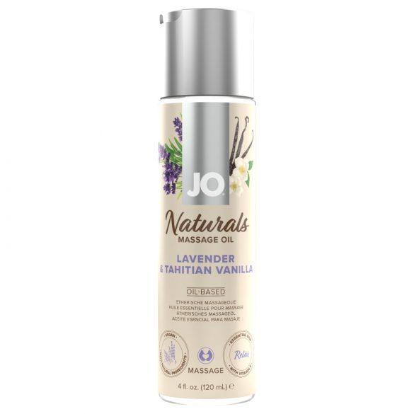 System JO massageolie - lavendel & vanilje (120ml)