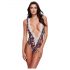 Baci - Blomstrende, blondelingeri-body - M/L