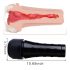 Tracy's Dog 3D Stroker - livagtig vagina i sort/natur etui