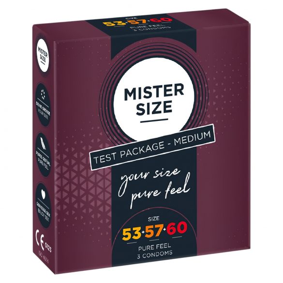 Mister Size - kondomer 53-60mm (3 stk)