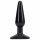 Doc Johnson anal plug - klassisk, medium (sort)