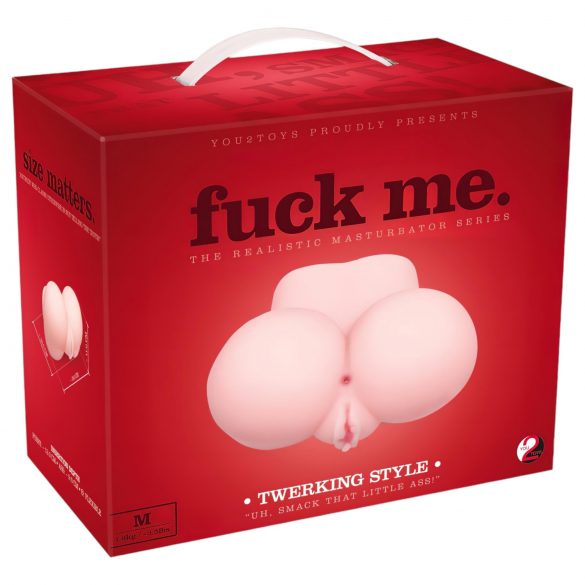 You2Toys - Twerking Style Fuck Me - Lifelike Vagina and Butt (Natural) 