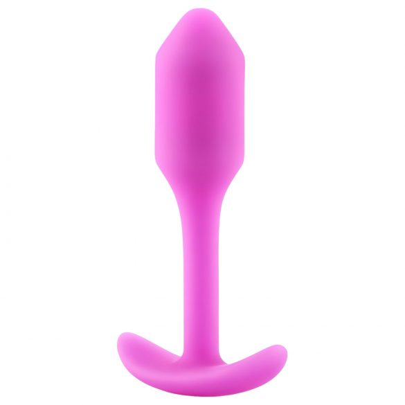 b-vibe Snug Plug 1 - pink analplug med vægt (55g)