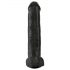 King Cock 15 - sugekop-dildo med kugler (38 cm) - sort