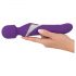 Javida Wand & Pearl - 2i1 massager vibrator (lilla)