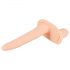 You2Toys - Strap-On - Dobbelt Dildo med Vibrator (Naturfarvet)