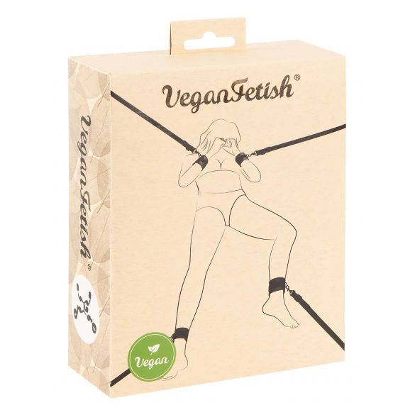 Vegan Fetish - Sengebindsæt (sort)