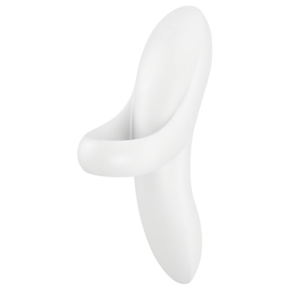 Satisfyer Bold Lover - genopladelig, vandtæt finger vibrator (hvid)