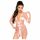 Penthouse Midnight Mirage - Satin kimono og g-streng (pink) - XL