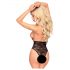 Penthouse Giftig Pudder - halterneck bodystocking (sort)