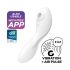 Satisfyer Curvy Trinity 5+ - smart 2i1 vibrator (hvid)