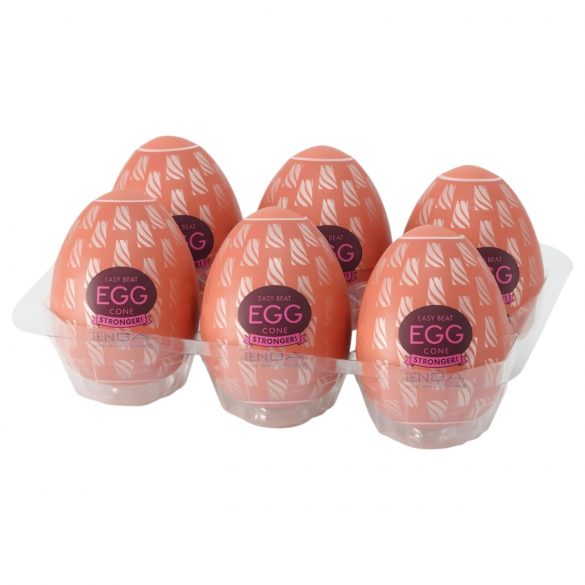 TENGA Egg Cone Stronger - æg onanimasturbator (6 stk)