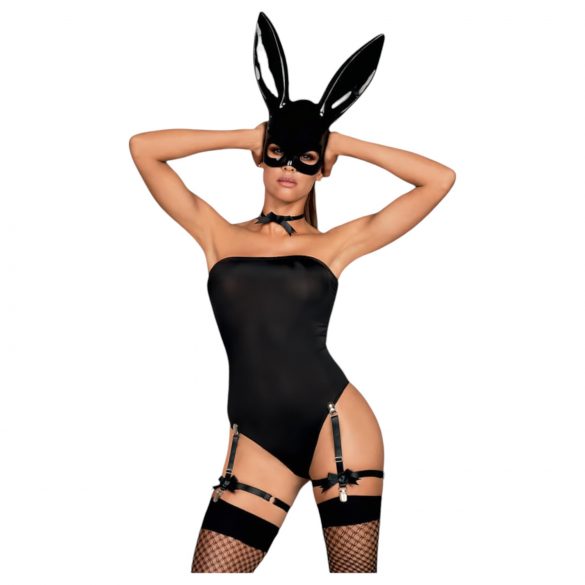 Obsessive OB7008 Sexy Bunny - frækt kaninkostume (sort)