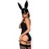 Obsessive OB7008 Sexy Bunny - frækt kaninkostume (sort)