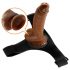 Pretty Love Harness - universel strap-on med dildo - 17 cm (sort)